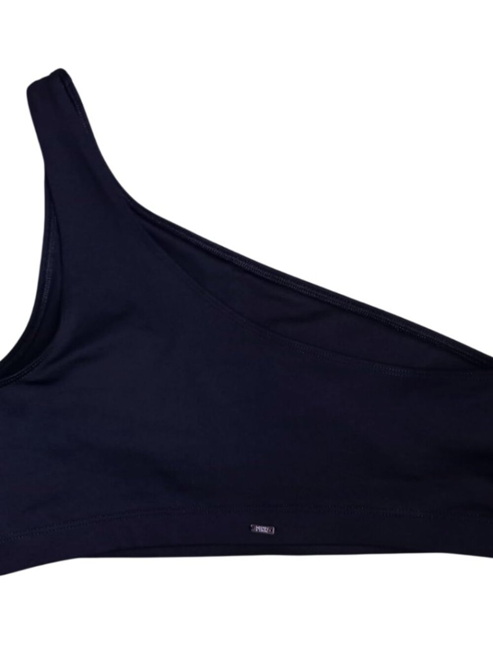 PINK Victoria’s Secret One Shoulder Sports Bra Black Size M Athletic Top